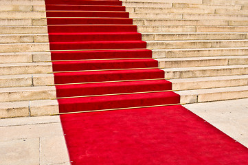 Image showing Red carpet