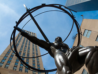 Image showing Atlas Statue