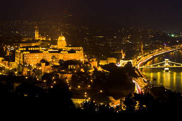 Image showing Budapest at night
