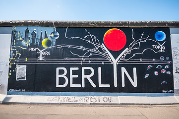 Image showing East Side Gallery