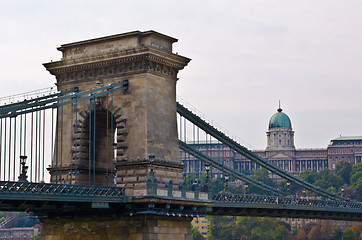 Image showing Chain bridge and Castle