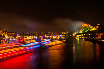 Image showing Rhein in Flammen