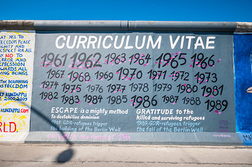 Image showing East Side Gallery