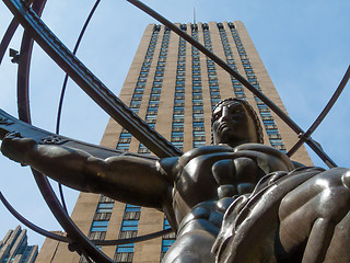 Image showing Atlas Statue