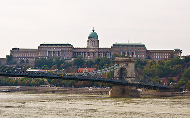Image showing Chain bridge and Castle