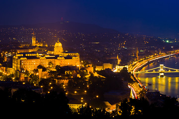 Image showing Budapest at night