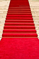 Image showing Red carpet