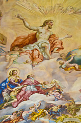 Image showing Biblical fresco