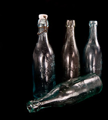 Image showing Antique Beer Bottles