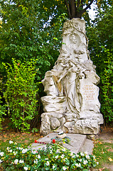 Image showing grave of Johann Strauss