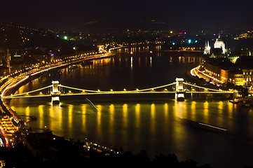 Image showing Budapest at night