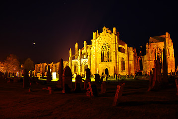 Image showing Melrose Abbey 