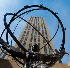 Image showing Atlas Statue