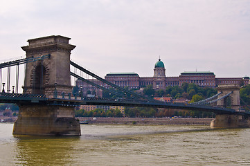 Image showing Chain bridge and Castle