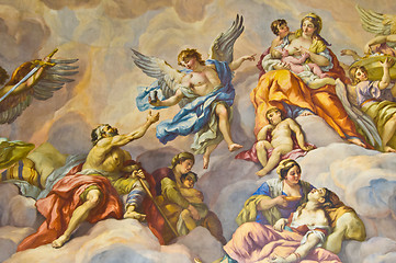 Image showing Biblical fresco