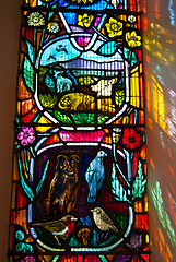 Image showing Stained glass window