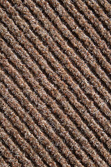 Image showing Diagonal striped pattern of a carpet