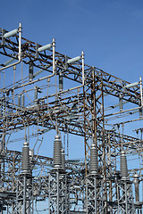Image showing High voltage power station