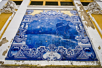 Image showing Blue tiles