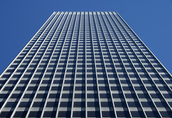 Image showing Perspective view of the gray office building