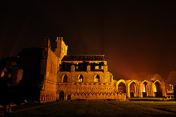 Image showing Melrose Abbey 