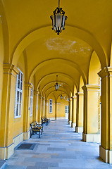 Image showing Colonnade in Schoenbrunn