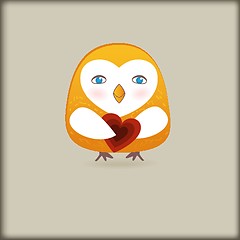 Image showing illustration of a funny character owl