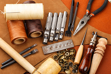 Image showing Craft tool for leather accessories