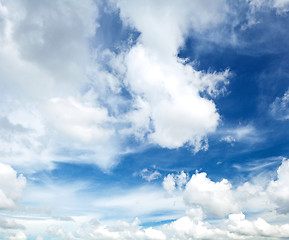 Image showing Sunny day cloudscape