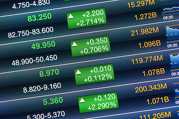 Image showing Increases of the stock market