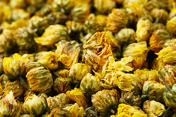 Image showing Dried chamomile flower