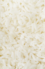 Image showing Cooked rice close up