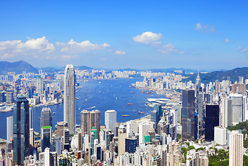 Image showing Hong Kong skyline