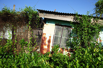 Image showing Wooden house in countryside