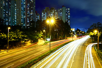 Image showing Traffic light on highway