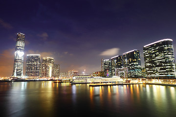 Image showing Kowloon at night