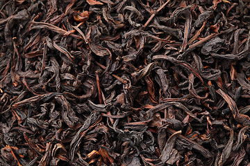 Image showing Chinese black tea background