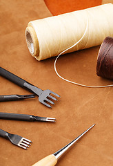 Image showing Leather craft tool