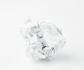 Image showing Crumpled paper ball