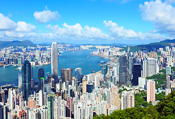 Image showing Hong Kong skyline