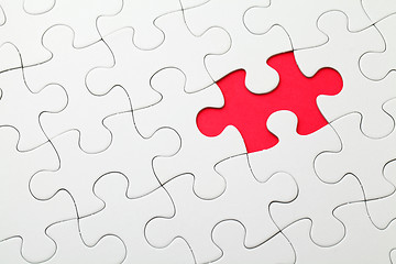 Image showing Missing puzzle piece