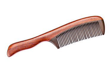 Image showing Wooden comb