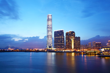 Image showing Kowloon downtown in Hong Kong