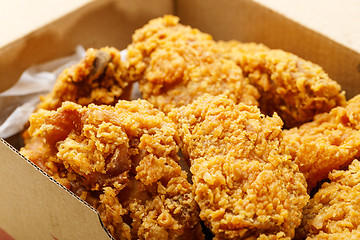 Image showing Fried chicken take away