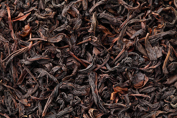 Image showing Chinese black tea background