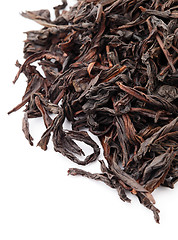 Image showing Chinese black tea isolated on white background