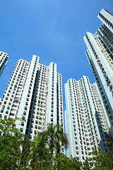 Image showing Apartment building in Hong Kong