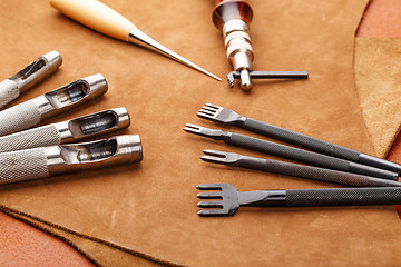 Image showing Leather craft tool