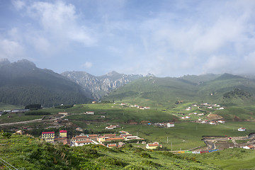 Image showing mountain village, Sichuan, China