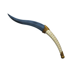 Image showing Horn Handled Dagger